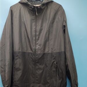 Men's Black Hooded Jacket